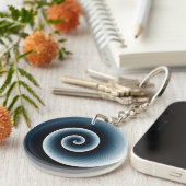 Pruissiaans Spiral Patroon Sleutelhanger (Voorkant Rechts)