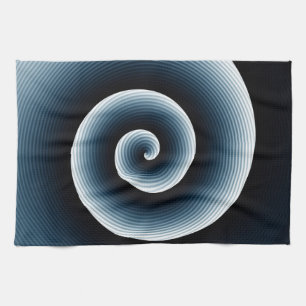 Pruissiaans Spiral Patroon Theedoek