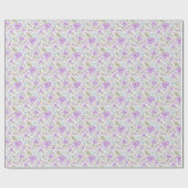 Pruitkleurige pastelpastelpatronen cadeaupapier (Vlak)