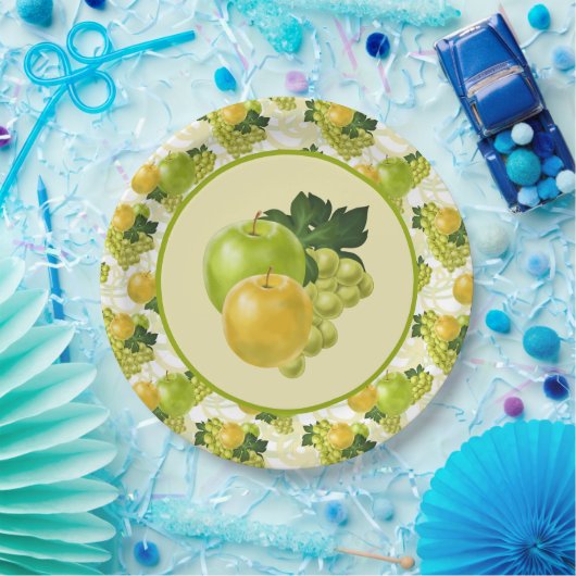 Pruitsap voor appeldruiven papieren bordje (Feest)