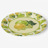 Pruitsap voor appeldruiven papieren bordje (Gekanteld)