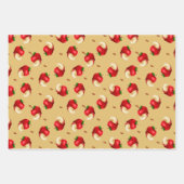 Pruitvormig appelfruitpatroon inpakpapier vel (Voorkant)