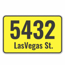 prullenbak - aangepast bin-adresnummer sticker