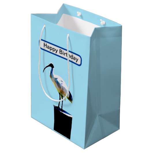 prullenbak, (ibis) olieverf, medium cadeauzakje (Achterkant Gekanteld)