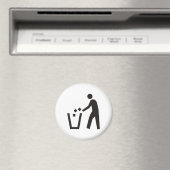 Prullenbak kan tekenen magneet (Insitu (Vaatwasser))
