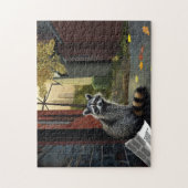 Prullenbak Panda neemt een beslissing Legpuzzel (Verticaal)