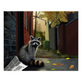 Prullenbak Panda neemt een beslissing Perfect Poster (Voorkant)