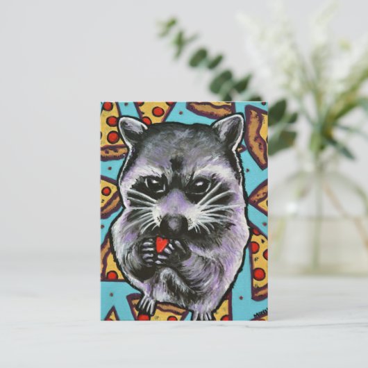 Prullenbak Panda vindt liefde Briefkaart (Staand voorkant)