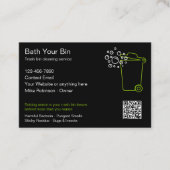 prullenbak reiniging Visitekaartjes (Voorkant)