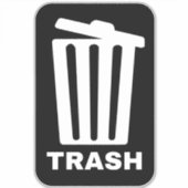 prullenbak sticker (Voorkant)