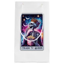 Prullenbak TV Queen Tarot Kaart Gift Bag