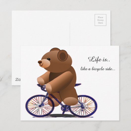 Prullenborden Briefkaart (Voorkant / Achterkant)