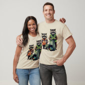 Prullenpanda's: dynamisch duo t-shirt (Unisex)