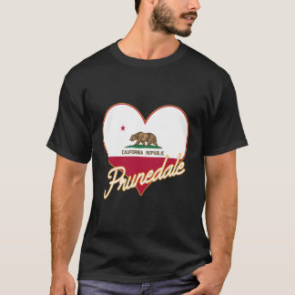 Prunedale CA California State Flag Hart Hometown T-shirt