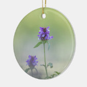 Prunella Natuur foto Keramisch Ornament (Links)