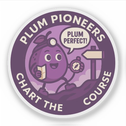 Prunus Perfecte Verkenner Navigatie Sticker (Voorkant)