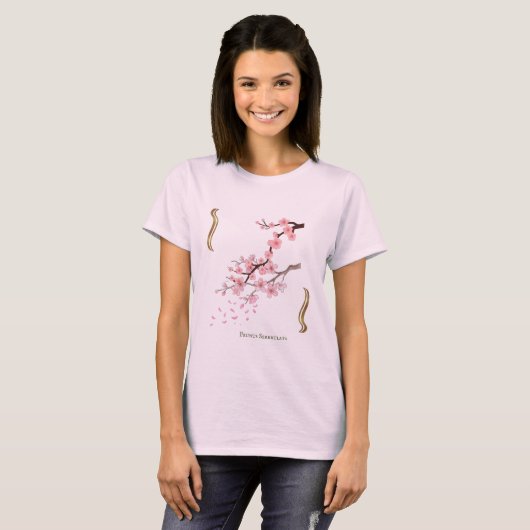 Prunus Serrulata T-shirt (Voorkant volledig)