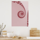 Prunus Simpele Spiraal Poster (Keuken)