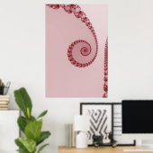 Prunus Simpele Spiraal Poster (Thuiskantoor)
