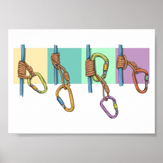 PRUSIK Thirdhand, Manchard, Klemheist, Bachmann Poster (Voorkant)