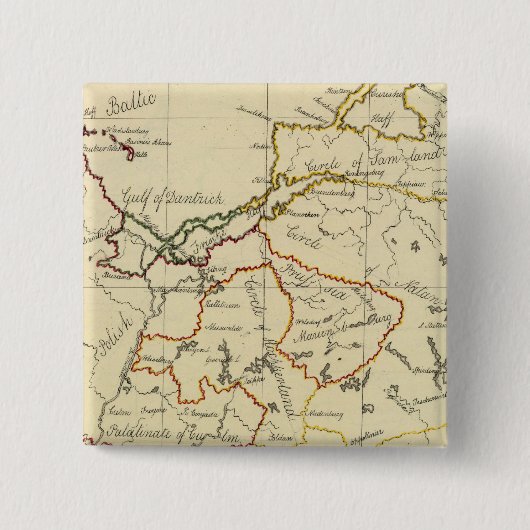 Prussia 3 vierkante button 5,1 cm (Voorkant)