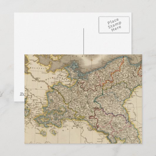 Prussia Briefkaart (Voorkant / Achterkant)