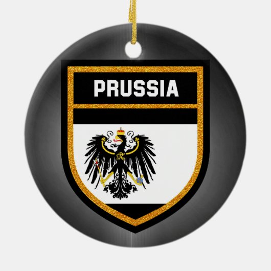 Prussia Flag Keramisch Ornament (Achterkant)