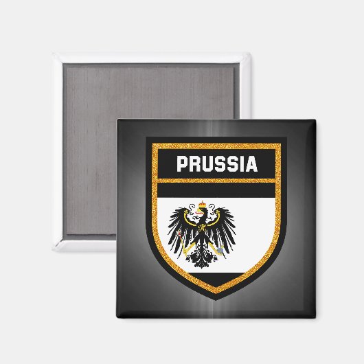 Prussia Flag Magneet (Voorkant / Achterkant)