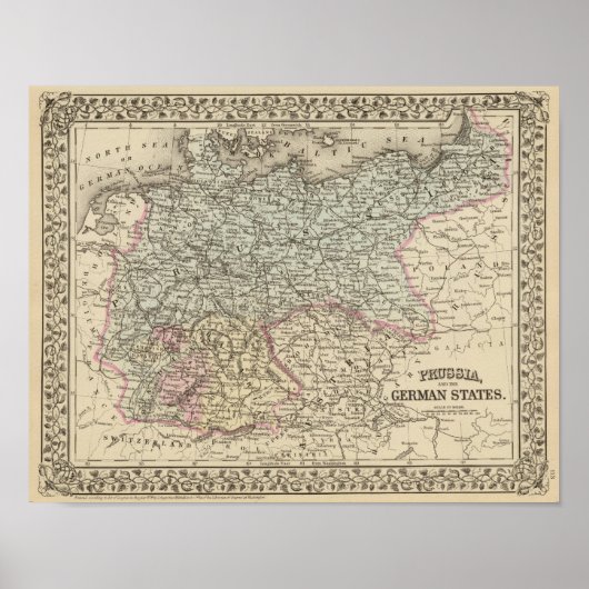 Prussia, German States Poster (Voorkant)