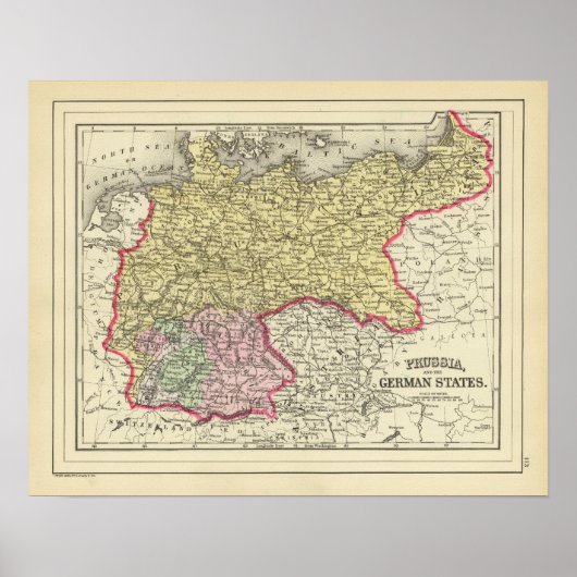 Prussia, German States Poster (Voorkant)