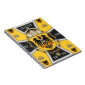 Prussia Keiser Flag Notitieboek (Rechterzijde)