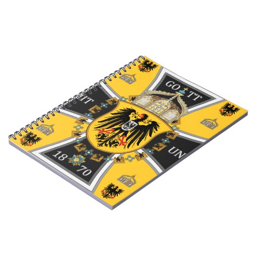 Prussia Keiser Flag Notitieboek (Linkerzijde)