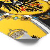 Prussia Keiser Flag Poster (Hoek)