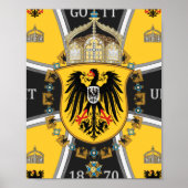 Prussia Keiser Flag Poster (Voorkant)