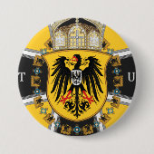 Prussia Keiser Flag Ronde Button 7,6 Cm (Voorkant)