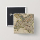 Prussia Vierkante Button 5,1 Cm (Voorkant /achterkant)