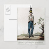Prussiaanse garde Cuirassier Briefkaart (Voorkant / Achterkant)