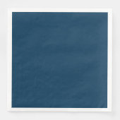 Prussian Blauw Effen Servet (Voorkant)