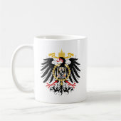 Prussian Eagle Red Black en Gold Koffiemok (Links)