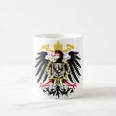 Prussian Eagle Red Black en Gold Koffiemok (Center)