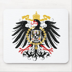 Prussian Eagle Red Black en Gold Muismat