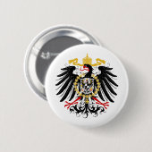Prussian Eagle Red Black en Gold Ronde Button 5,7 Cm (Voorkant /achterkant)