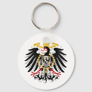 Prussian Eagle Red Black en Gold Sleutelhanger