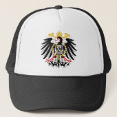 Prussian Eagle Red Black en Gold Trucker Pet (Voorkant)