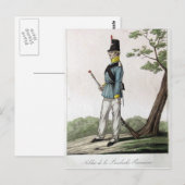 Prussian Landwehr Briefkaart (Voorkant / Achterkant)