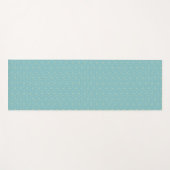Prussisch Kubuspatroon Yoga Mat (Voorkant (horizontaal))