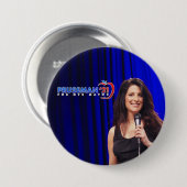 Prussman '21 NYC Mayor Ronde Button 7,6 Cm (Voorkant /achterkant)