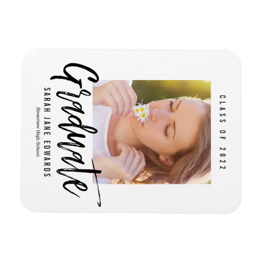 Pruwgeborsteld Afstuderen Aankondiging Magnet Magneet (Horizontaal)