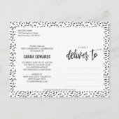 Pruwgeborsteld Afstuderen Briefkaart (Achterkant)