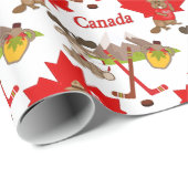 Pruwweg Canadese Beaver Cadeaupapier (Rol Hoek)